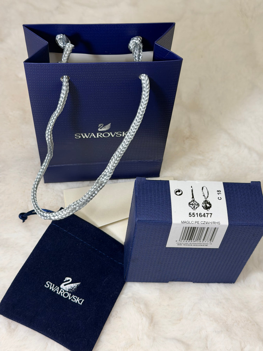 Swarovski Una Crystal Earrings.