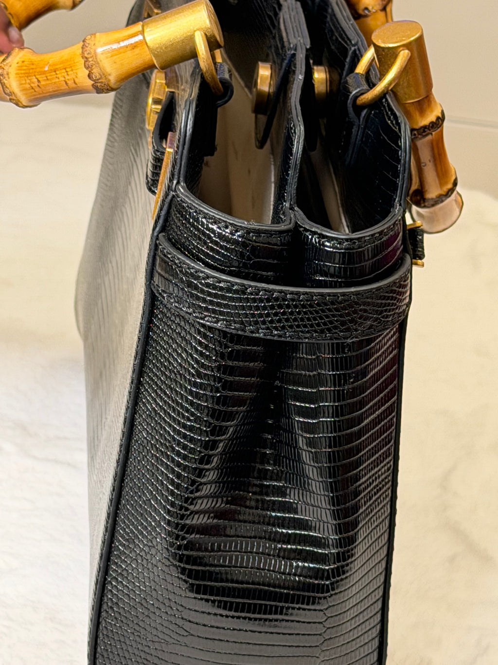 Guess Bamboo-Handle Handbag 👜