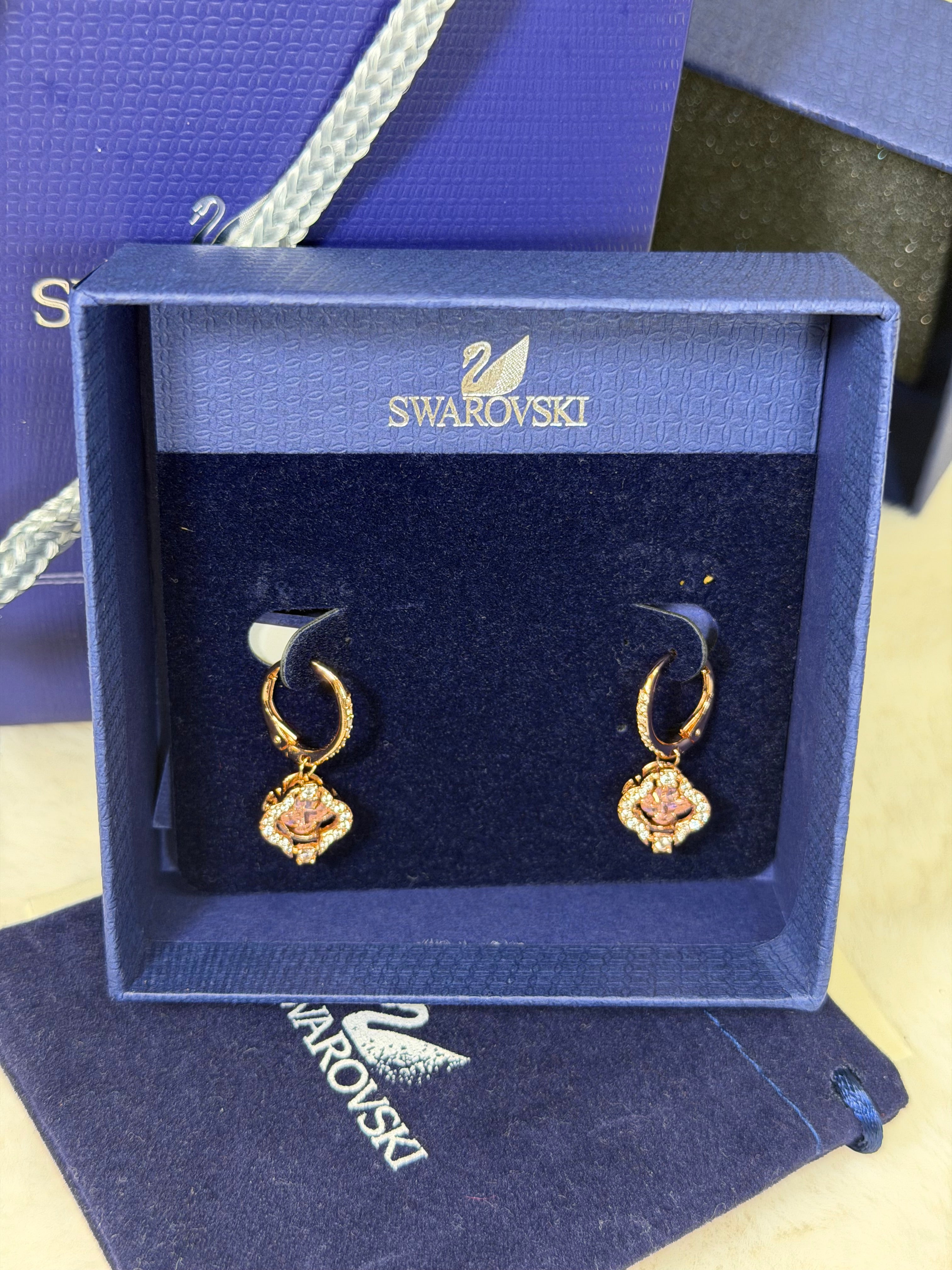 Swarovski Una Boucles d'oreilles ya cristal.