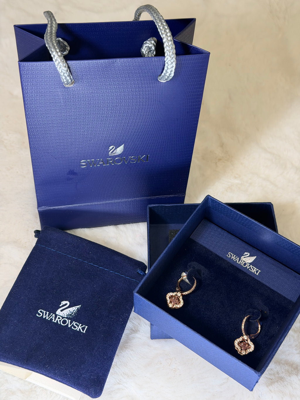 Swarovski Una Crystal Earrings.