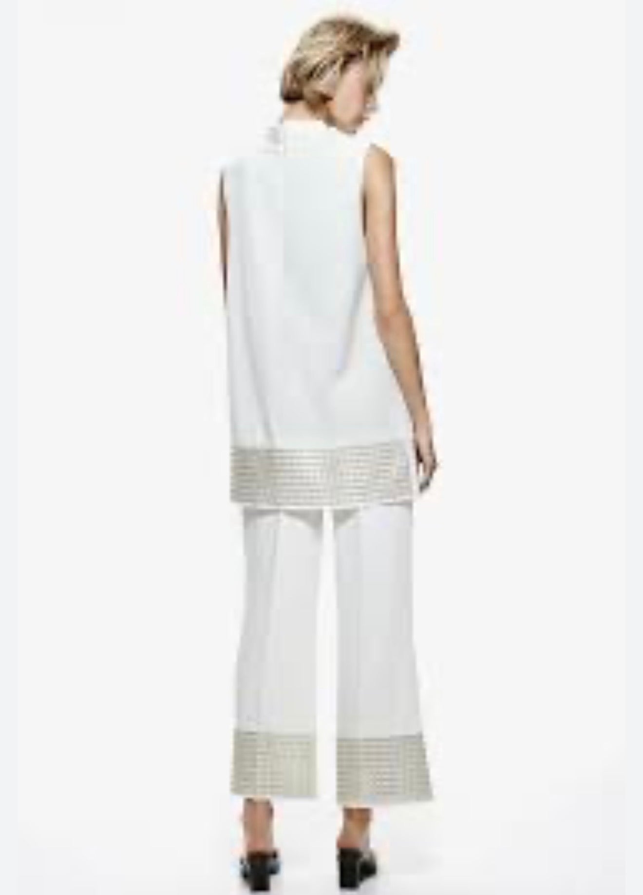 H&amp;M EDITION Perle Pantalon embelliés